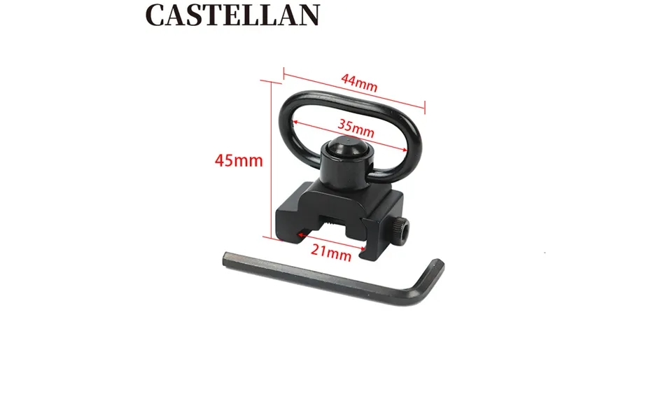 Qd Buckle Strap Buckle 20mm Butterfly Strap Buckle Quick Release Tactical Strap Buckle Qd Sling Swivel Mount