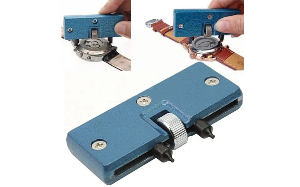 Qianbihe Adjustable Watch Repair Tool Cover Remover Back Case Opener Screw Wrench Kit