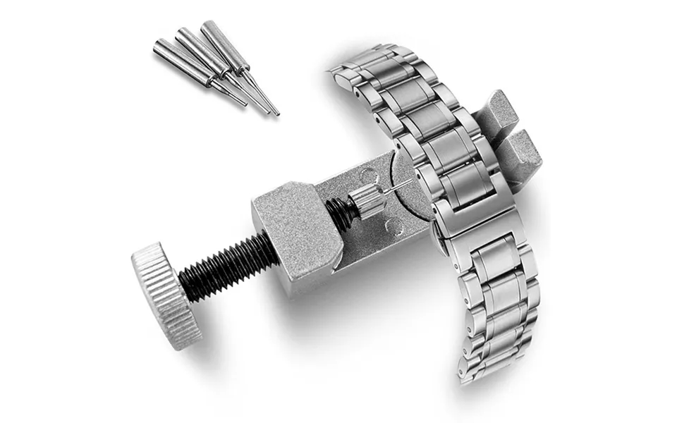 Qianbihe Watch Pin Remover Adjustable Stainless Flexible With Slot Watch Band Tool For Home
