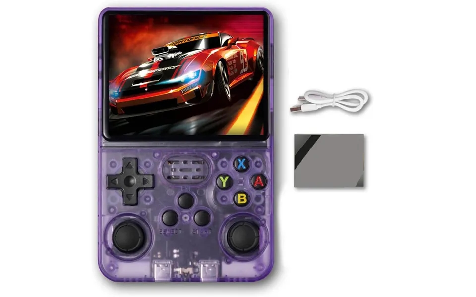 R36s Handheld Game Console 3.5-inch Retro Portable Handheld Video Games Consoles Built-in Battery Portable Style Hand He