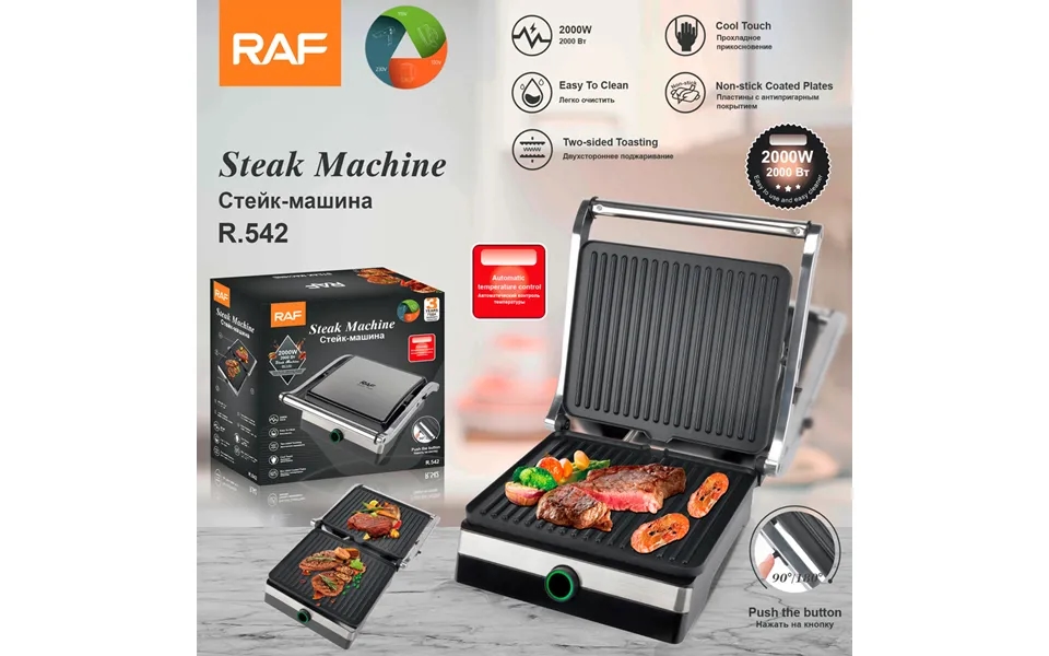 Raf Cross Border European Home Panini Sand Breakfast Barbecue Sausage Burger And Steak Hine