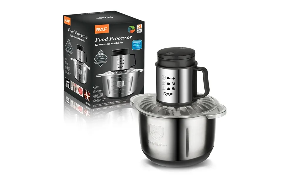 Raf Cross Border Exclusive European Standard Meat Grinder Kitchen Home High Power 5l Stainless Steel Cooker For Garlic