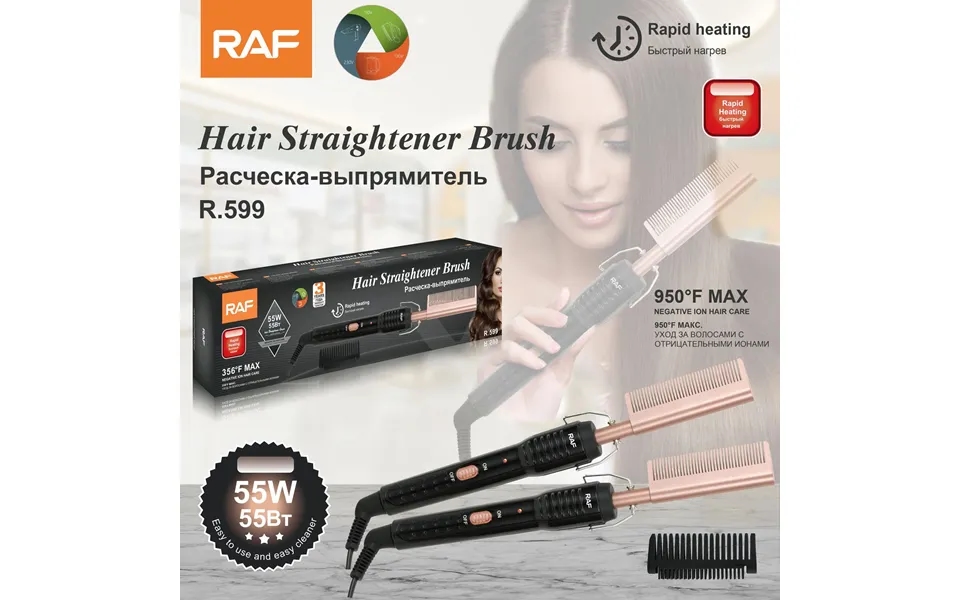 Raf European Cross Border Electric Household Rod - Wet And Dry Dual Use Copper Comb