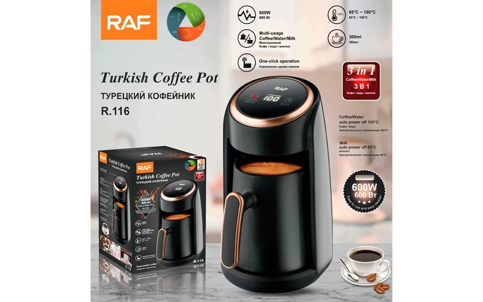 Raf European Regulation Cross-border Türkiye Coffee High Temperature Resistant Hot Coffee Visual Tea Pot Hot Milk Hine