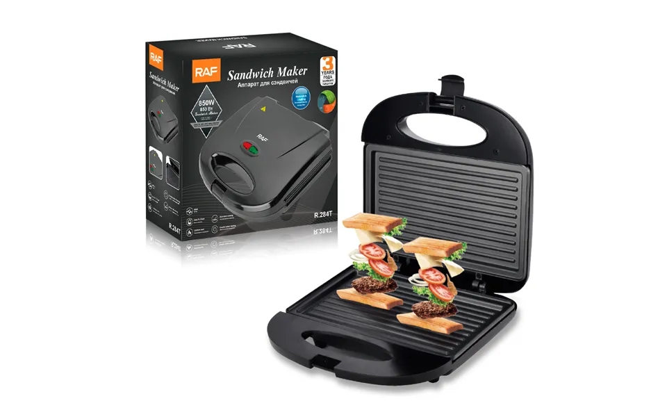 Raf Household Double-sided Heating Sand Multifunctional Toasting Bread Waffle Breakfast Hine