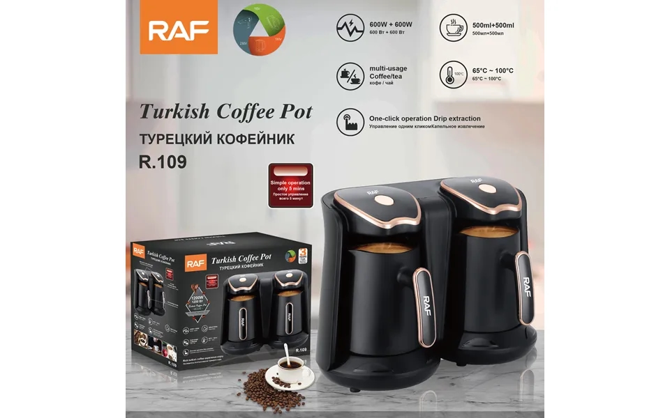 Raf Household Heated Cup New Türkiye Pot Portable Office Coffee Tea Brewer