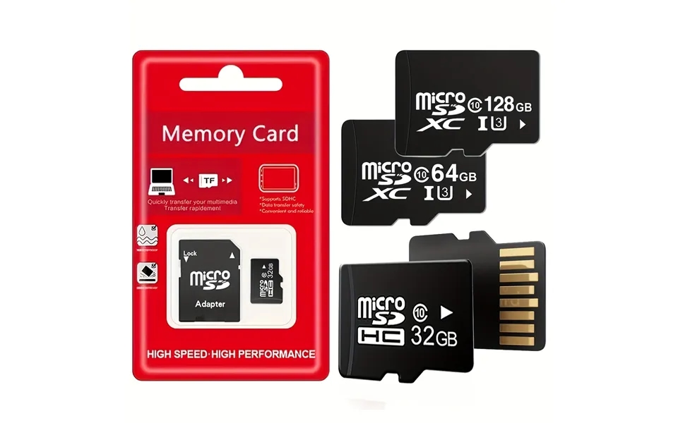 Real Memory 32gb 64gb 128 Gb Tf Flash Memory Card Class 10 Micro Sd Microsd Hc Card Adapter Sd Memory Card Class10 With