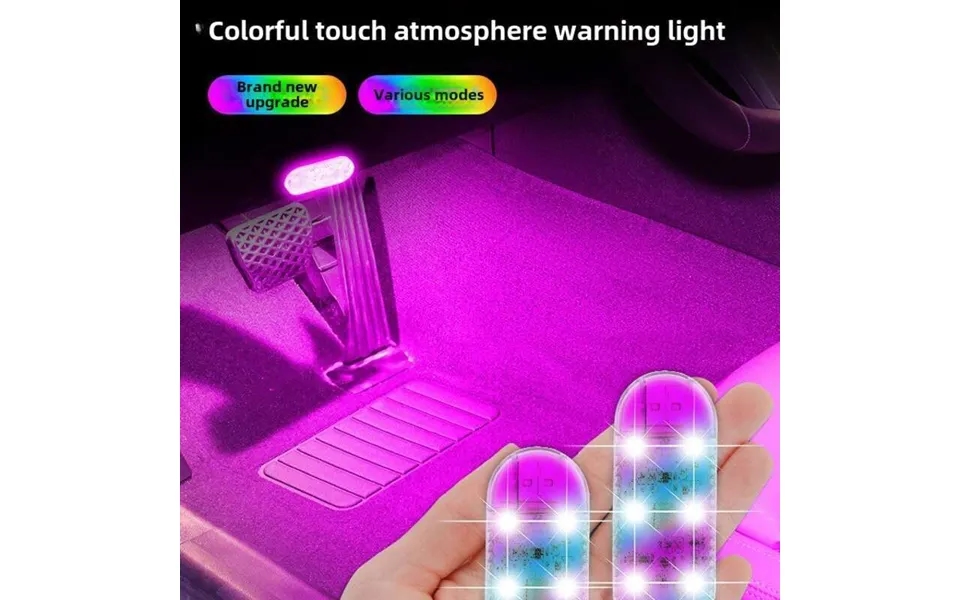 Rechargeable Atmosphere Light With Usb Port - Touch Switch For Multiple Modes Adjustment