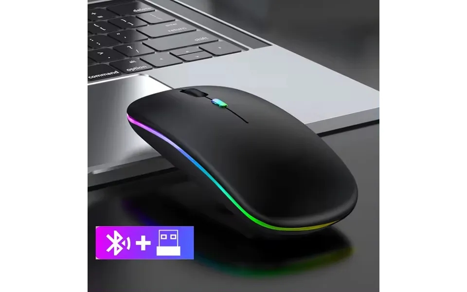 Rechargeable Silent Wireless Mouse Bluetooth & 2.4g Dual-mode - 1600dpi