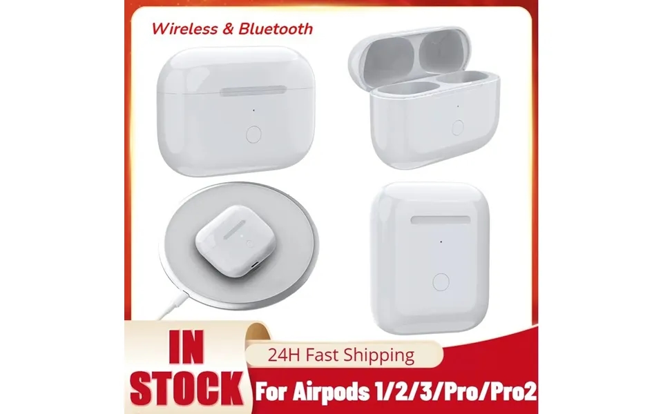 Replacement Wireless Charging Box For 1 2 3 Pro Pro2 Bluetooth Earphone Case Battery Charger Cover With Led Indicator