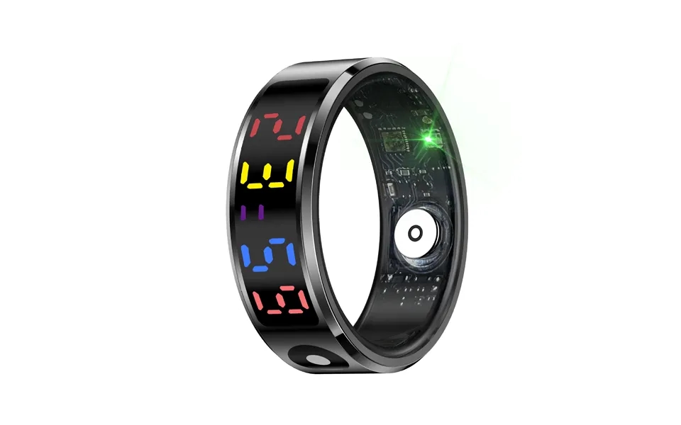 Rings New R12 Display Smart Ring Heart Rate Blood Oxygen Sleep Health Monitoring Waterproof Sports Ring