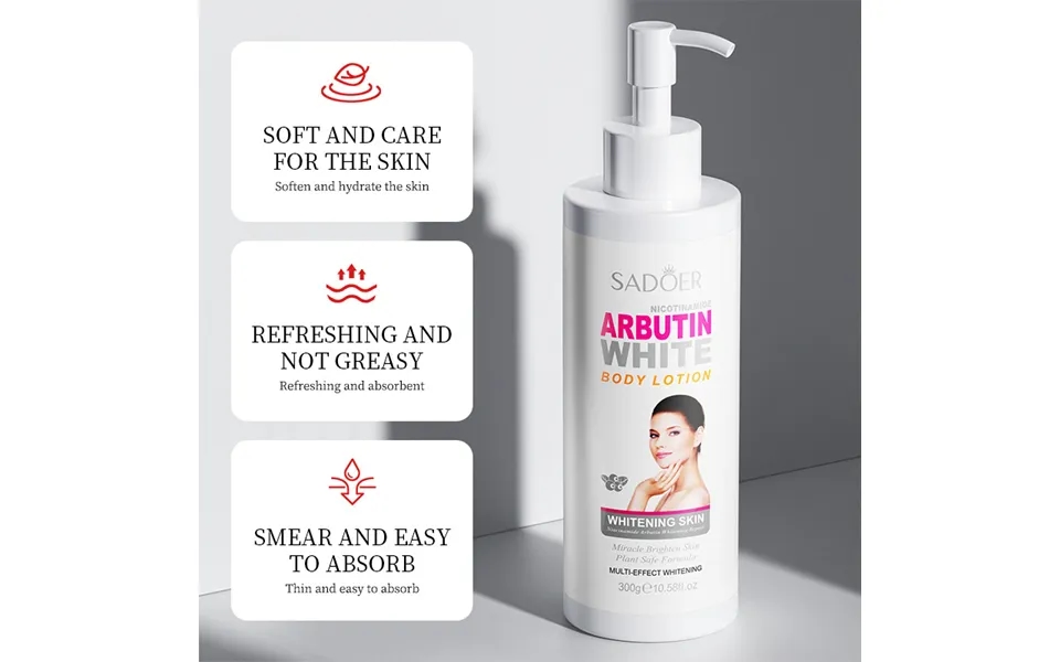Sadoer Niacinamide Arbutin Whitening Nourishing Moisturizing And Anti Drying Body Lotion