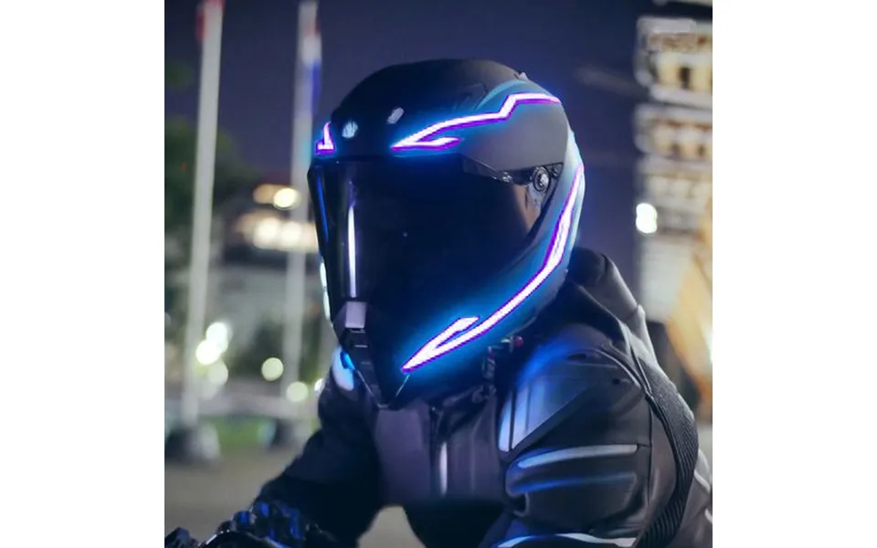 Same Motorcycle Riding Safety Led Light Strip Motorcycle Helmet Cold Light-emitting