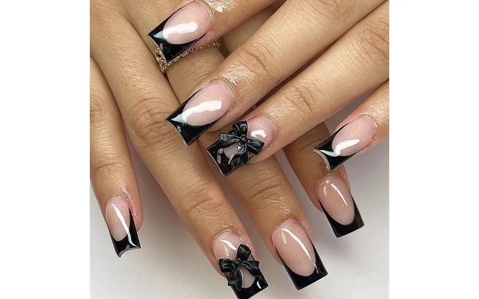 Short Giny Face European And American French Style Black Bow Pure Desire All-match Sweet Wear Armor Simple Ins All-match