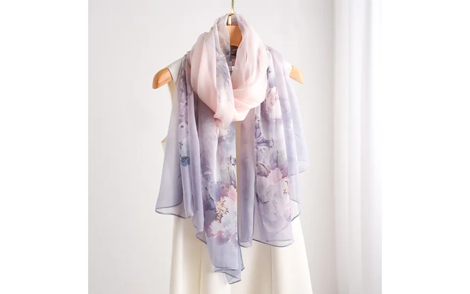 Silk Chinese Long Large Scarf - End Sunscreen