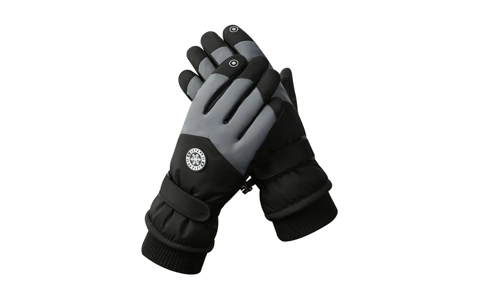 Ski Gloves Men's Autumn And Winter Outdoor Cycling Anti-cold Anti-splashing Anti-slip Plus Velvet Thickened Touch Screen