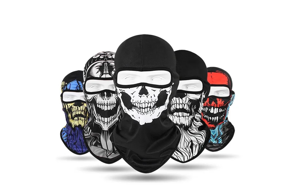 Skull Men Balaclava Ski Mask Cycling Caps Snowboard Face Cover Motorcycle Bicycle Helmet Hood Bandana Scarf Breathable
