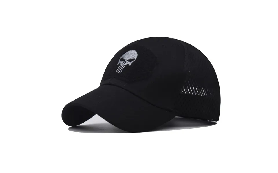 Skull Net Baseball Cap Mens Tactical Operator Cap Fits Outdoor Breathing Cap