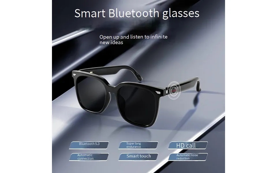Smart Bluetooth Glasses Gs01 Hands-free Call & Music - Uv400 Polarized Lenses