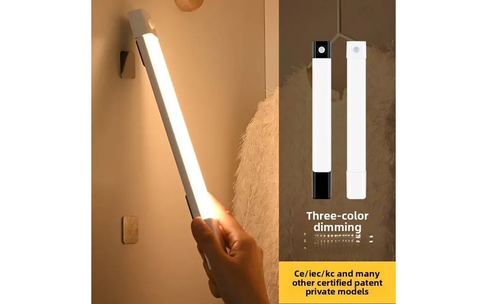 Smart Motion Sensor Led Strip Light Wireless Magnetic & Self-adhesive - Rechargeable For Cabinets