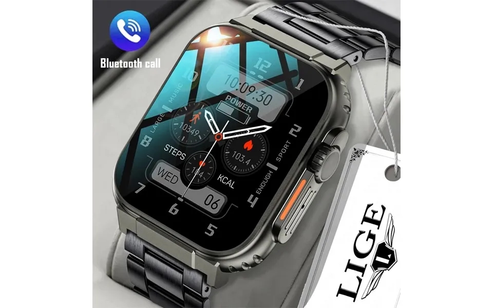 Smart Watch Ultra Watch Men Bluetooth Call Answer Make Call Tws Local Music Sport Clock 1