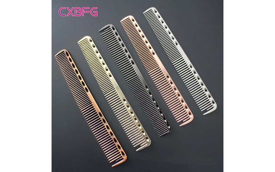 Space Aluminuml Hair Comb Pro Hairdressing Combs Hair Cutting Dying Hair Brush Barber Tools Salon Accessaries