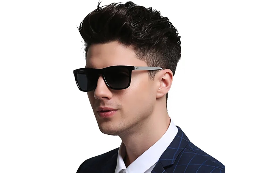 Square Polarized Sunglasses Men Driving Blue Mirror Lens Classic Unisex Sun Glasses 2023 Trends Women Shades