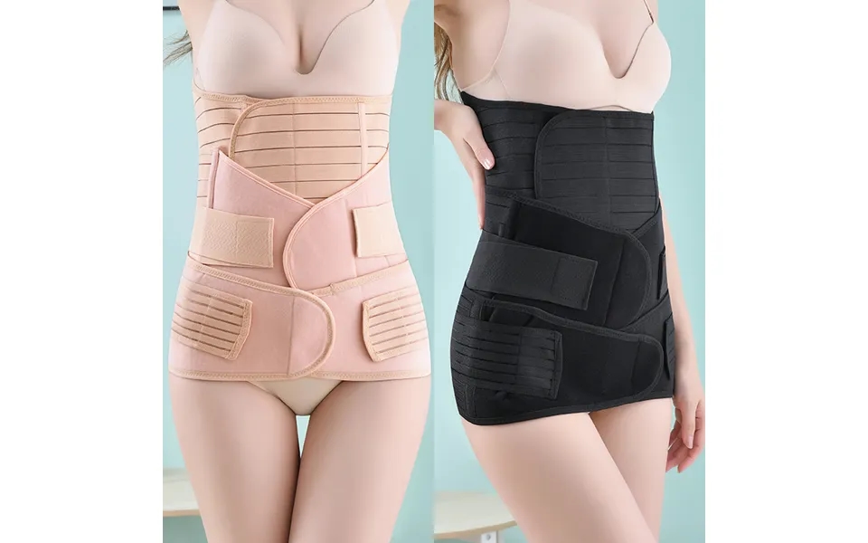 Strengthen Postpartum Belly Belt Three-piece Set Natural Delivery Cesarean Section Binding Girdle Breathable Girdle Belt