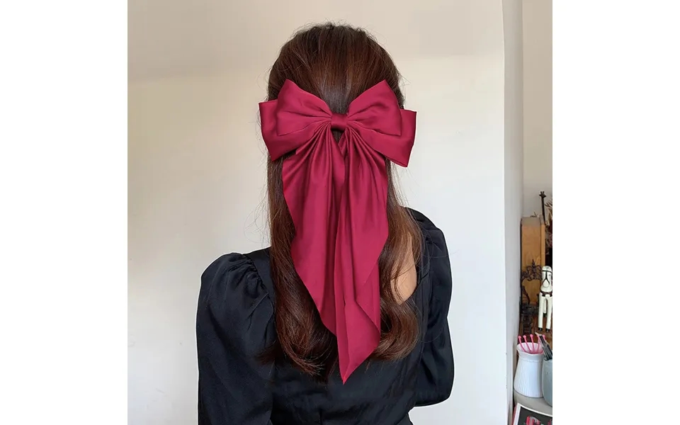 Stylish And Durable Silky Hair Bows For Women And Girls - Perfect For Long Hair And Big Hair Bowknots