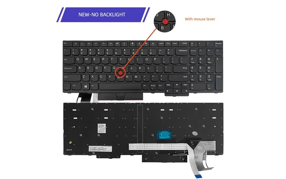 Suitable For Lenovo E580 E585 T590 E590 E595 L580 P52 P53 P72 P73 Keyboard
