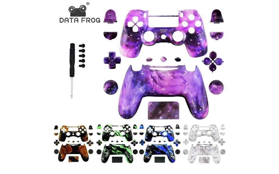 Suitable For Ps4 Slim Full Set Of Handle Shell Ps4 Jdm 040 Water Transfer Personalized Shell Material Repair Replacement