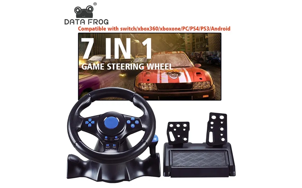 Suitable For Switch Xbox One 360 Ps4 Ps2 Ps3 Pc Racing Game Seven In One Steering Wheel