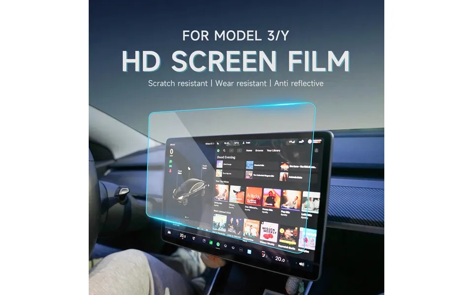 Suitable For Tesla New Model 3 Y Screen Tempered Glass Central Control Protective Display Hd Film