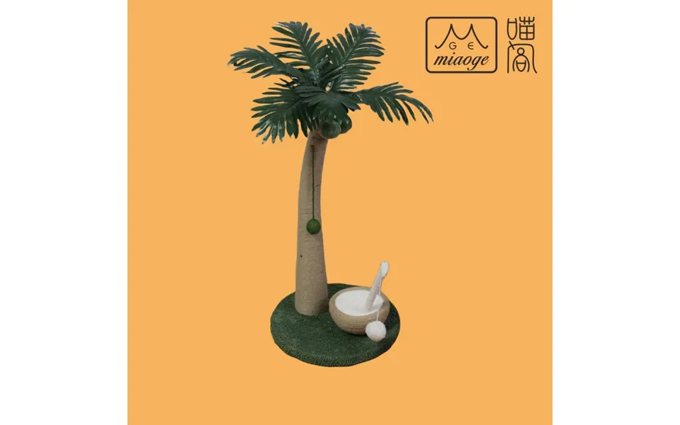 Supplies House Tree Coconut Fruit Climbing Frame Cat Scratching Post Pet