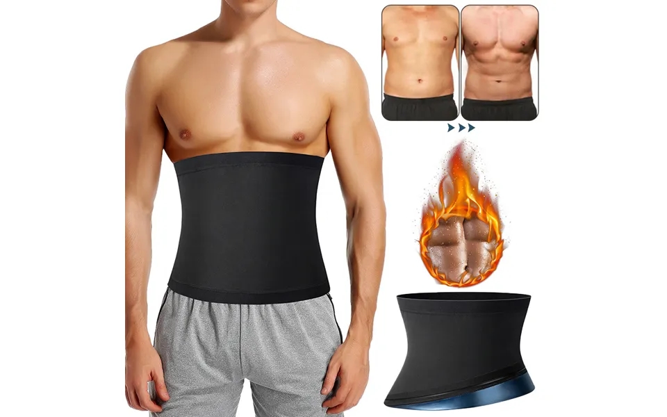 Sweat Belt Men's Fitness Exercise Sweat Running Yoga Sweat Waist Trainer Waist And Abdomen Belt