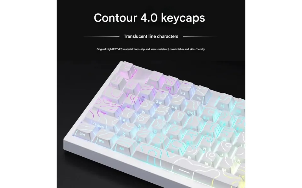 Syct Contour 4.0 Side-printed Gradient Keycaps Pbt Material Original Factory Compatible Magnetic Switch Keyboard