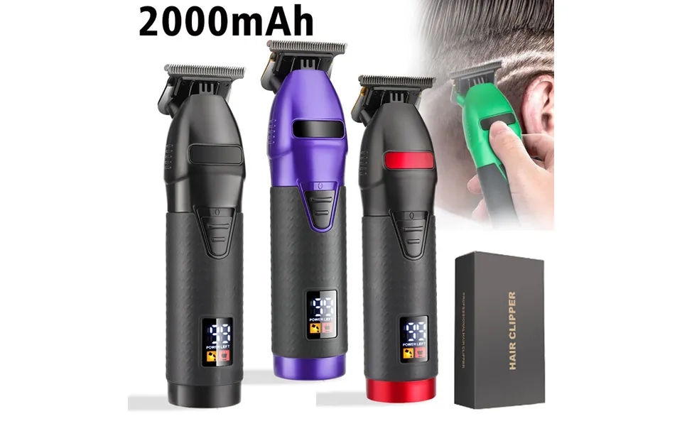 T9 Usb Hair Clipper Professional Cordless Electric Hair Trimmer Barber Shaver Trimmer Beard 0mm Men Hair Cutting Machine