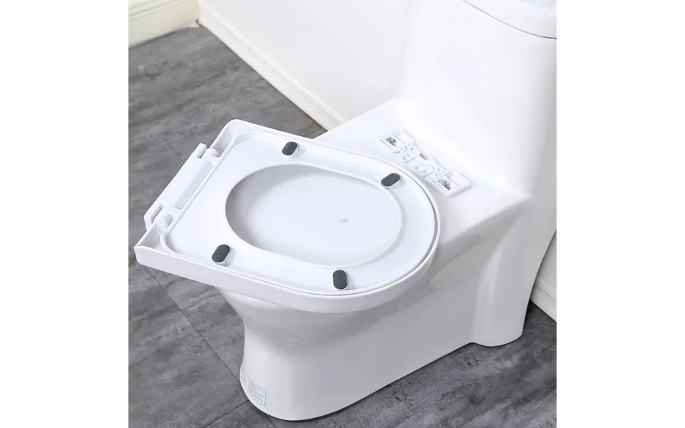 Toilet Seats Household Thickened Slow Down One Button Quick Install Toilet Cover Old Style U Shaped