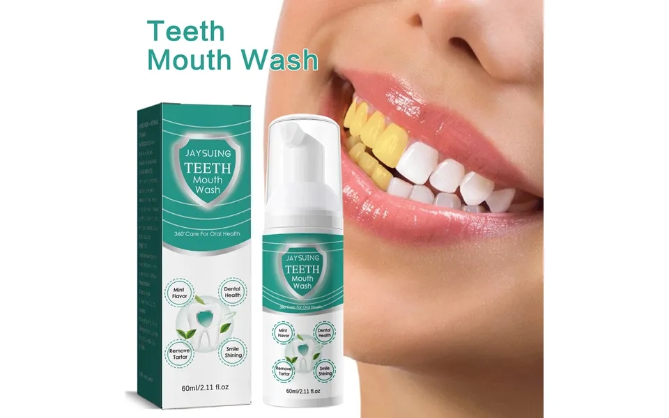 Tooth Jayswing Foam Cleaning Mousse Deeply Cleans Teeth Stains - Protects Gums And Freshens Breath