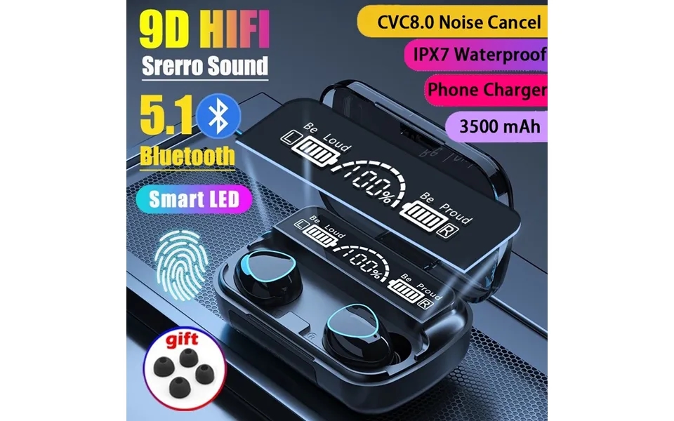 Tws M10 - Bluetooth Wireless Headphones With Mic Sports Waterproof Touch Control Wireless Headsets Earbuds