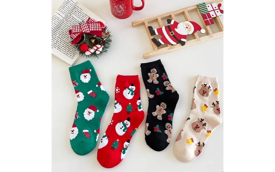 Unisex Christmas Crew Socks - High-street Festive Socks