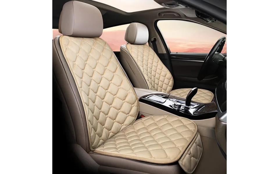 Unisex New Diamond Plush Winter Car Seat Cushion Down Cotton Main Driver Seat Cushion Back Office Seat Cover Winter