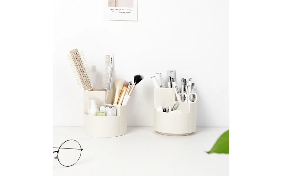 Unisex Rotating Pen Holder - Student Dormitory Desktop Large Capacity Stationery Storage Box Pen Barrel