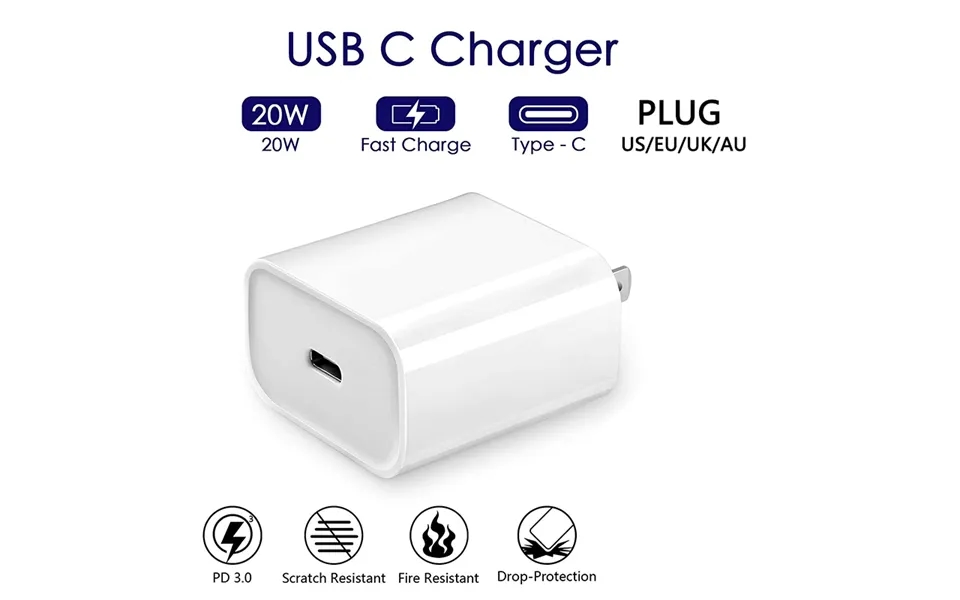 Universal Travel Mobile Phone Charger Adapter 20w Smart Phone Usb Fast Chargers Charging Head For Iphone 14 13 12 11 Sam