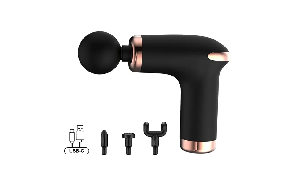 Usb Portable Mini Massage Gun Pistol Facial For Neck Deep Tissue Muscle Relaxation Gout Pain Relief Body Massager