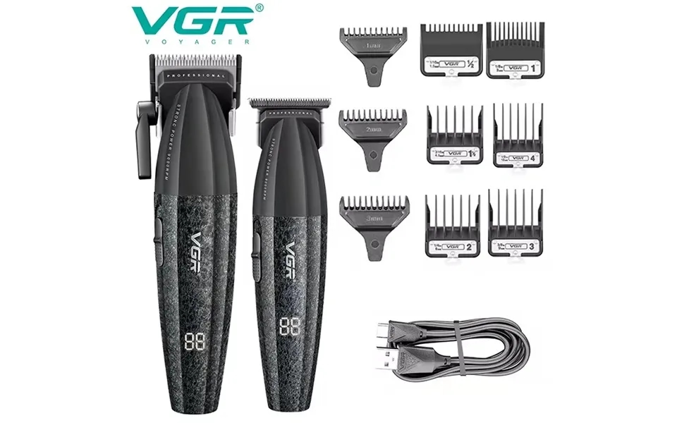 Vgr Combo Kit Trimmer Barber Professional Cutting Hine Electric Hair Clipper Beard Haircut Trimer For Men V-640