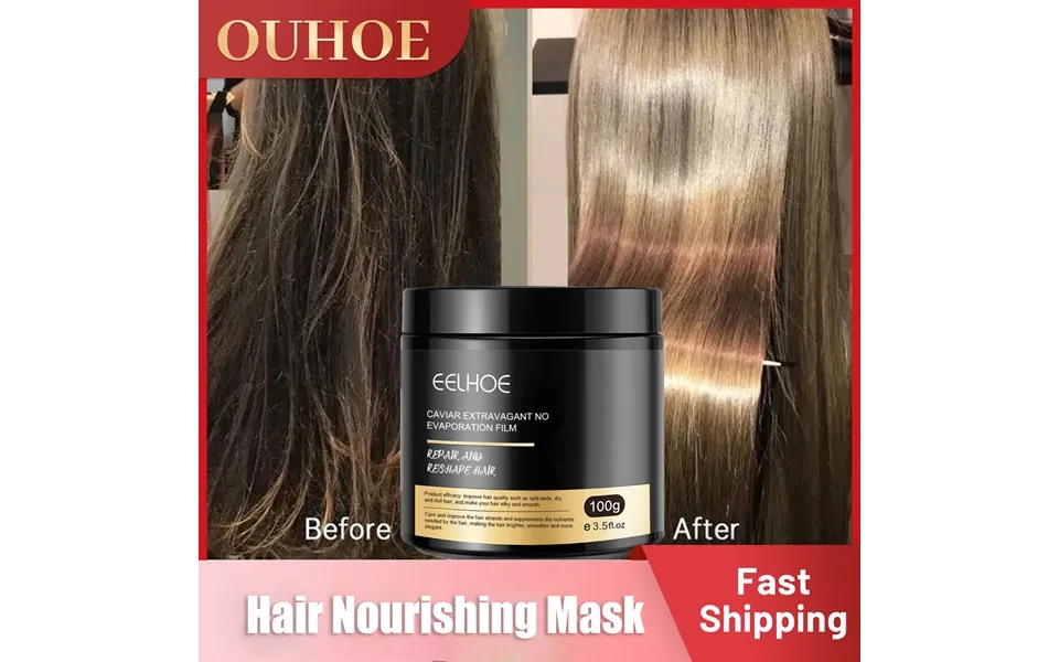 Vitalizing Nutrition Hair Mask Caviar Keratin Straightening Treatment Cream Repair Frizzy Damage Hair Moisturizing Condi