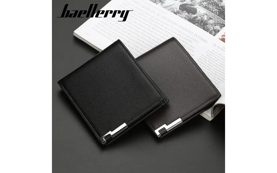 Wallet Men Short Iron Edge Ultra-thin Youth Men's Wallet Trendy Horizontal Card Holder