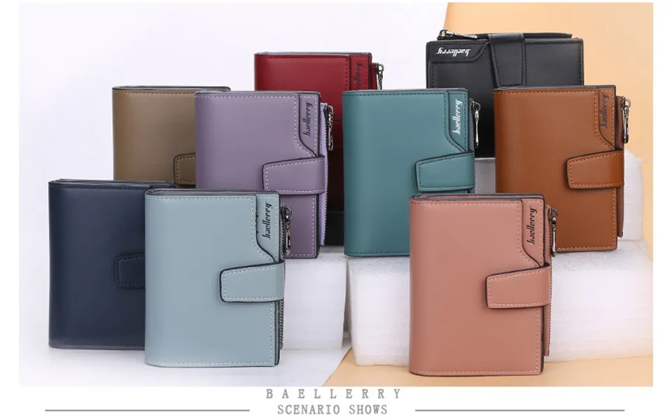 Wallet Women's New Zipper Vertical Coin Purse Fashion Short Card Holder Purse