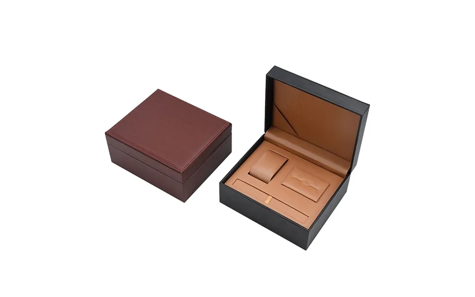 Watch Set Gift Box Couple Watch Box Pu Watch Packaging Box